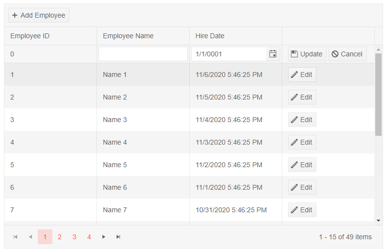 Blazor Create Toolbar Button